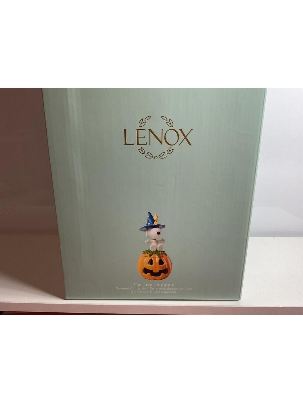 Lenox Peanuts The Great Pumpkin Candy Jar NEW